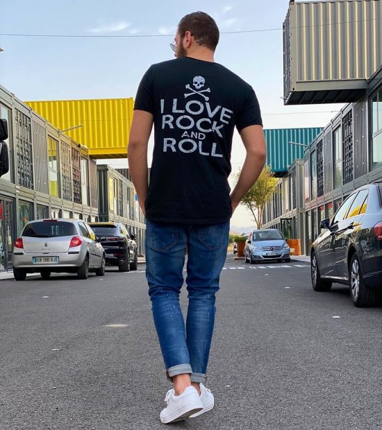 Camiseta Love Rock and Love